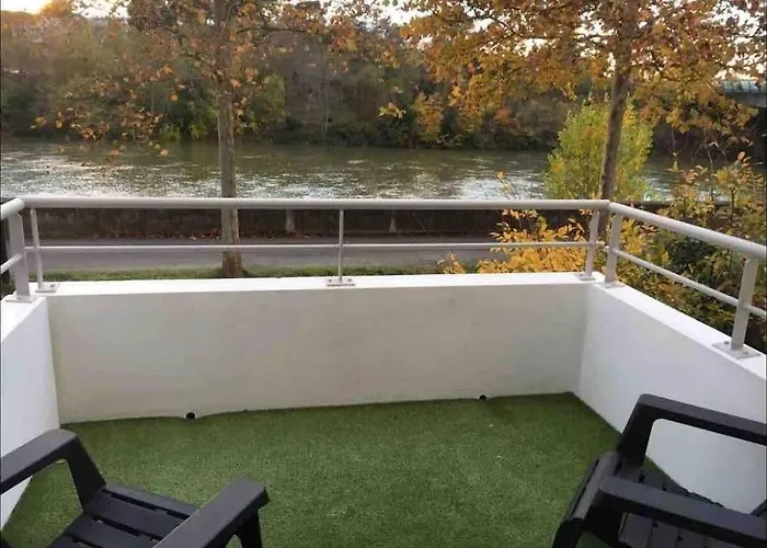 *t2*vue Garonne*piscine*garage* Apartment Toulouse
